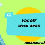 VDC Off Mean 2026