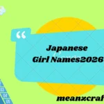 Japanese Girl Names 2026