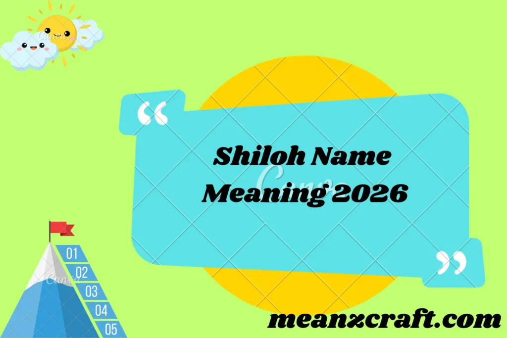 Shiloh Name Meaning 2026