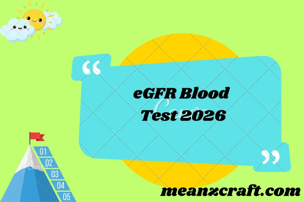 eGFR Blood Test 2026