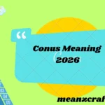 Conus Meaning 2026
