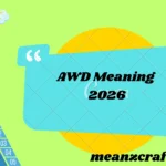 AWD Meaning 2026