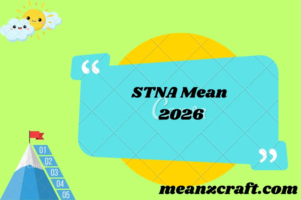 STNA Mean 2026