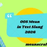 OOS Mean in Text Slang 2026