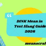 DINK Mean in Text Slang Guide 2026