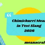 Chimichurri Mean in Text Slang 2026
