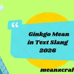 Ginkgo Mean in Text Slang 2026