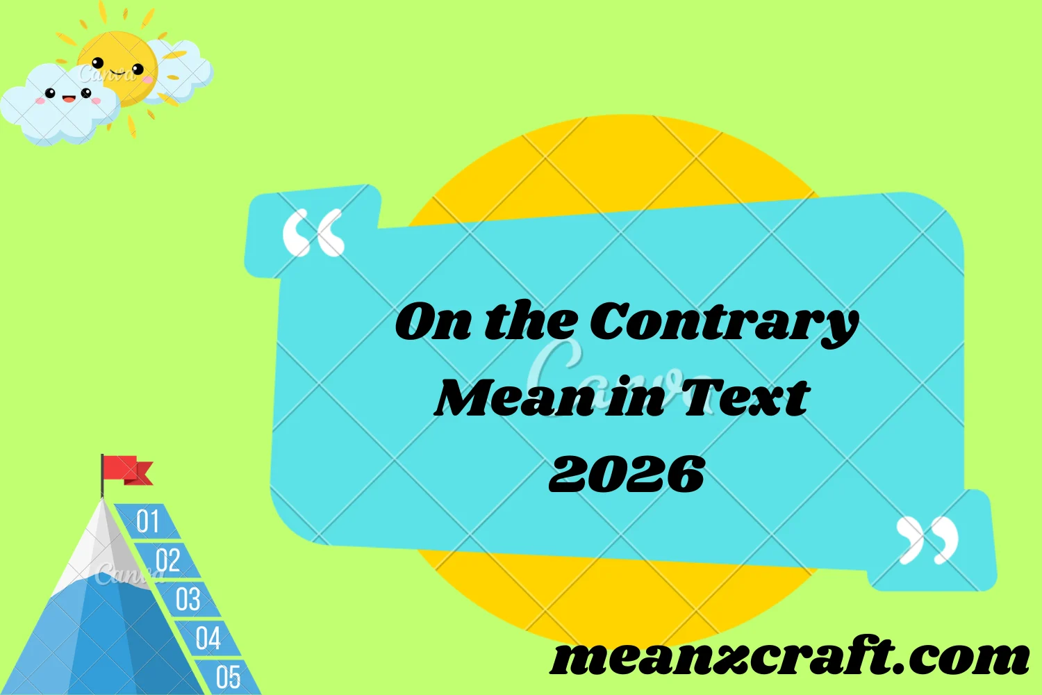 On the Contrary Mean in Text 2026