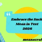 Embrace the Suck Mean in Text 2026