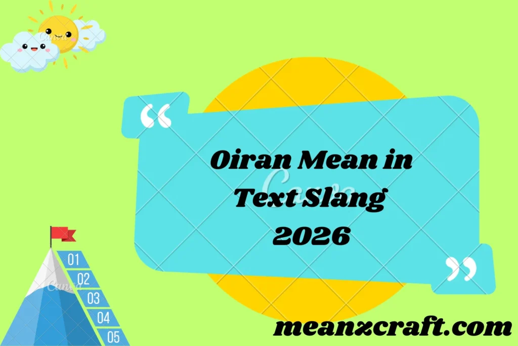 Oiran Mean in Text Slang 2026