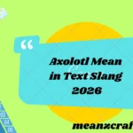 Axolotl Mean in Text Slang 2026