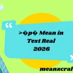 >�p� Mean in Text Real 2026