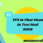 FFS in Chat Mean in Text Real 2026