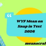 WYF Mean on Snap in Text 2026