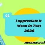 i appreciate it Mean in Text 2026