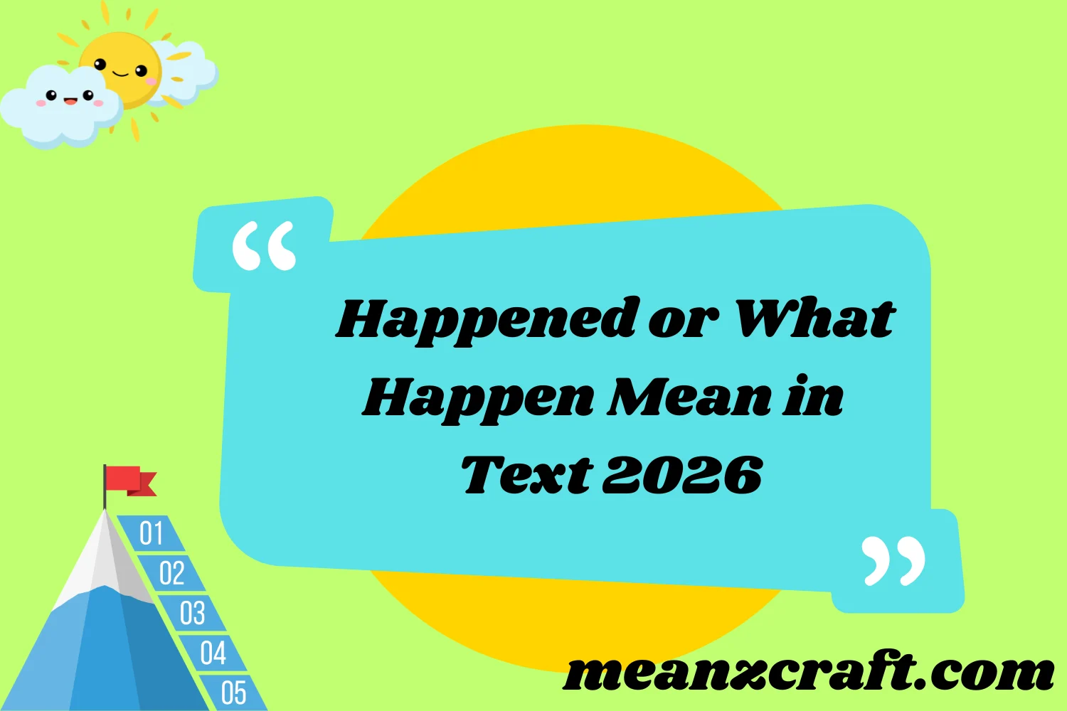 Happened or What Happen Mean in Text 2026