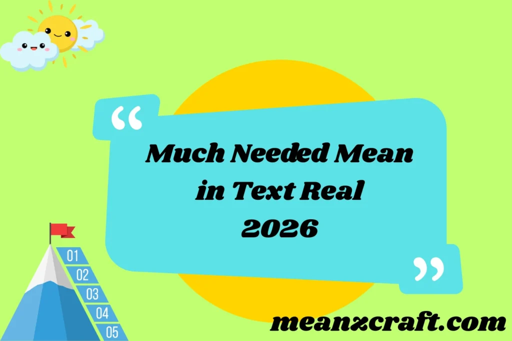 Much Needed Mean in Text 2026