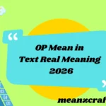 OP Mean in Text Real Meaning 2026