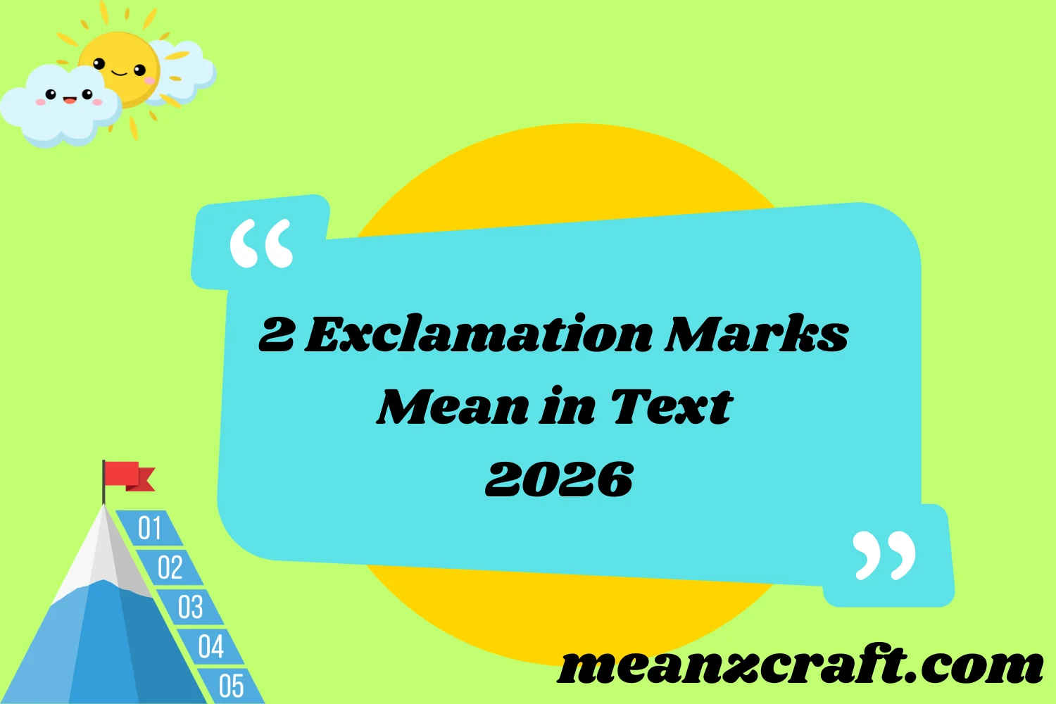 2 Exclamation Marks Mean in Text 2026