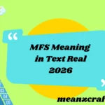 MFS Meaning in Text Real 2026