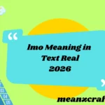 lmo Meaning in Text Real 2026