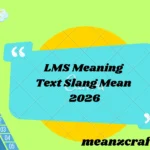 LMS Meaning Text Slang Mean 2026