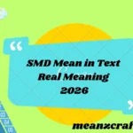 SMD Mean in Text Real Meaning 2026