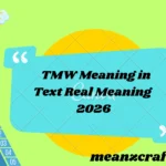 TMW Meaning in Text Real Meaning 2026