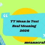 TT Mean in Text Real Meaning 2026