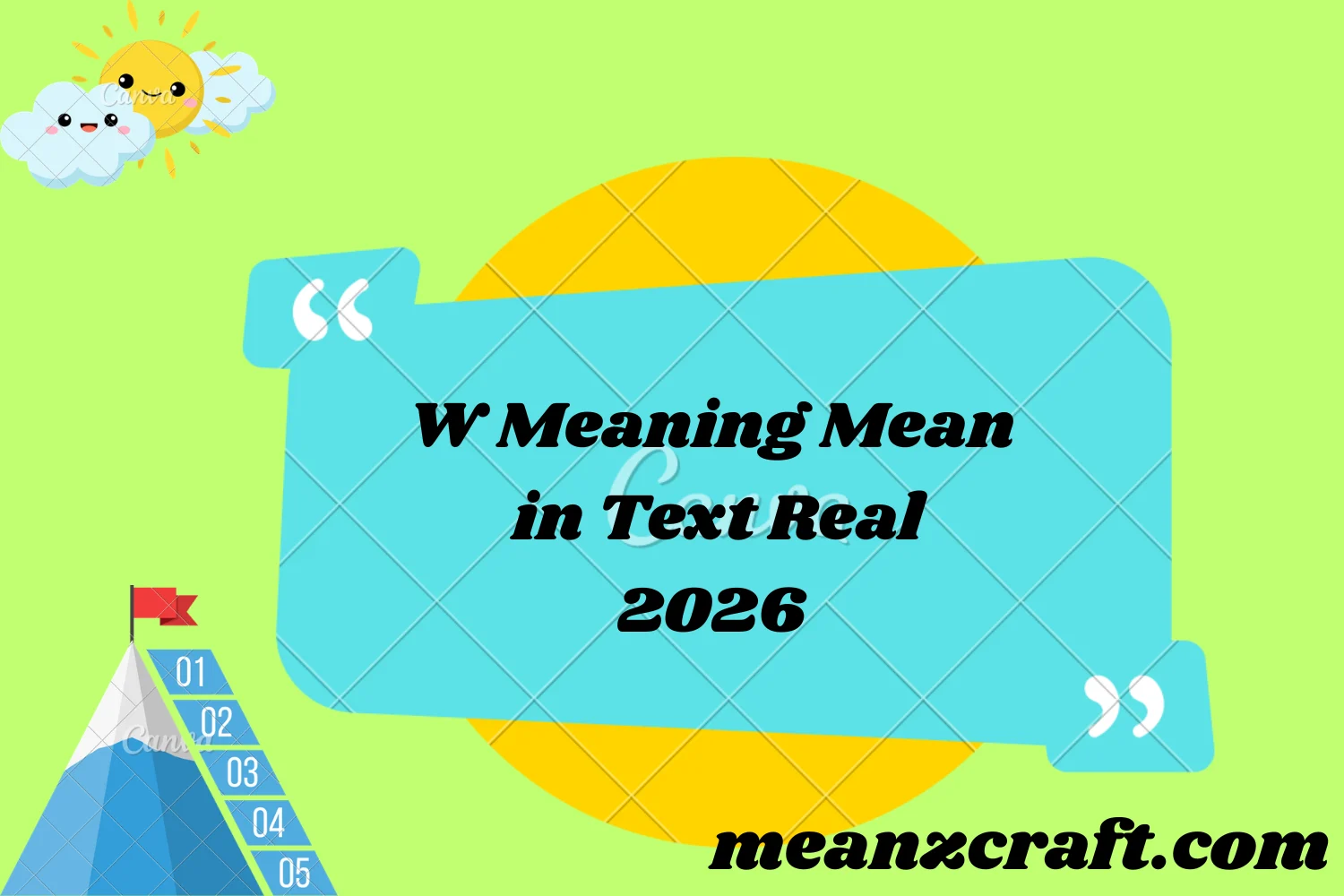 W Meaning Mean in Text Real 2026