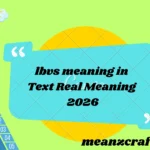 lbvs meaning in Text Real Meaning 2026